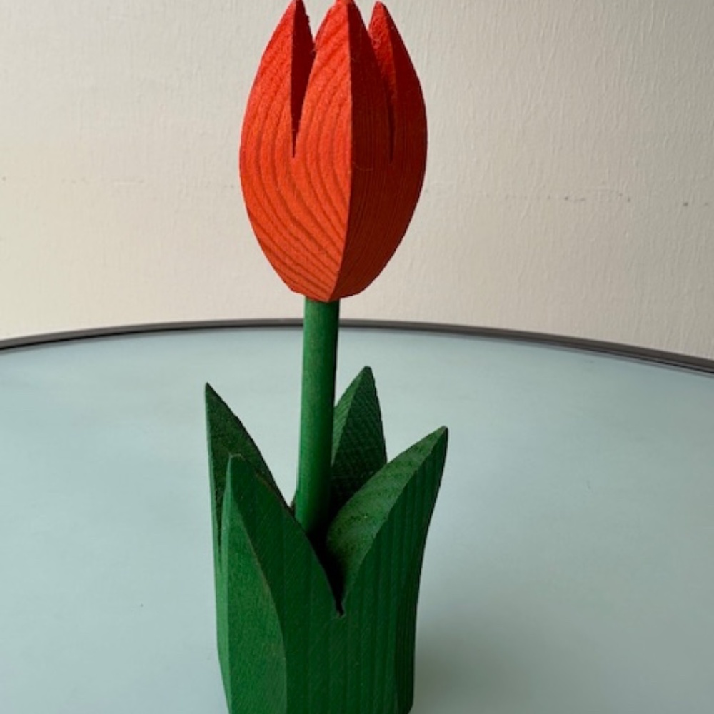Designer Wooden Tulip